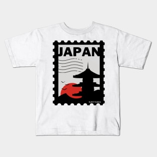 Tokyo, Japan Postage stamp Kids T-Shirt